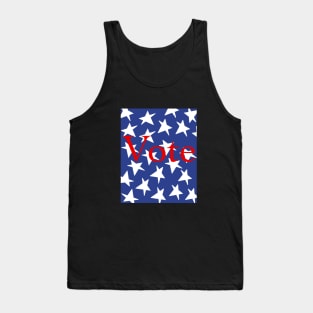 Vote  (American flag) Tank Top